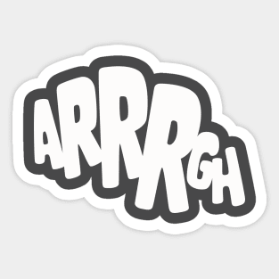 ARRRGH! Sticker